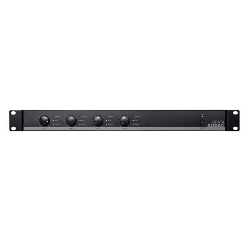Audac DPA74 - 4 Kanal 4x75W/4 ohm D-Class Güç Amplifikatörü