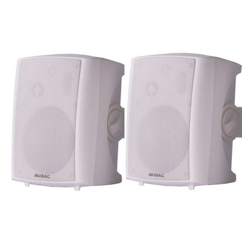 Audac LX523/W (Beyaz) 3-Yollu 2x40W Remote Giriş Aktif-Pasif Hoparlör Seti