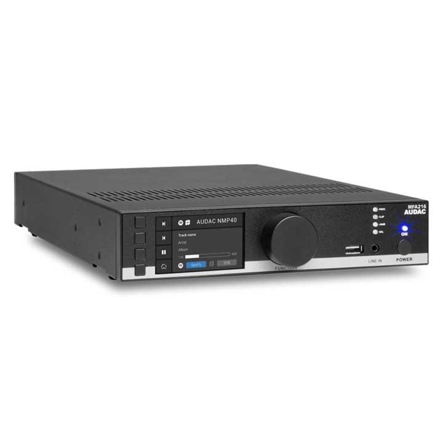 Audac MFA216 Multi Fonksiyonel Amplifikatör 2 X 80W