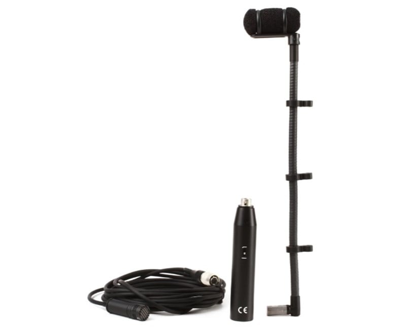 Audio Technica ATM350UL Cardioid Condenser Instrument Microphone with Universal Clip-on Mounting System (9