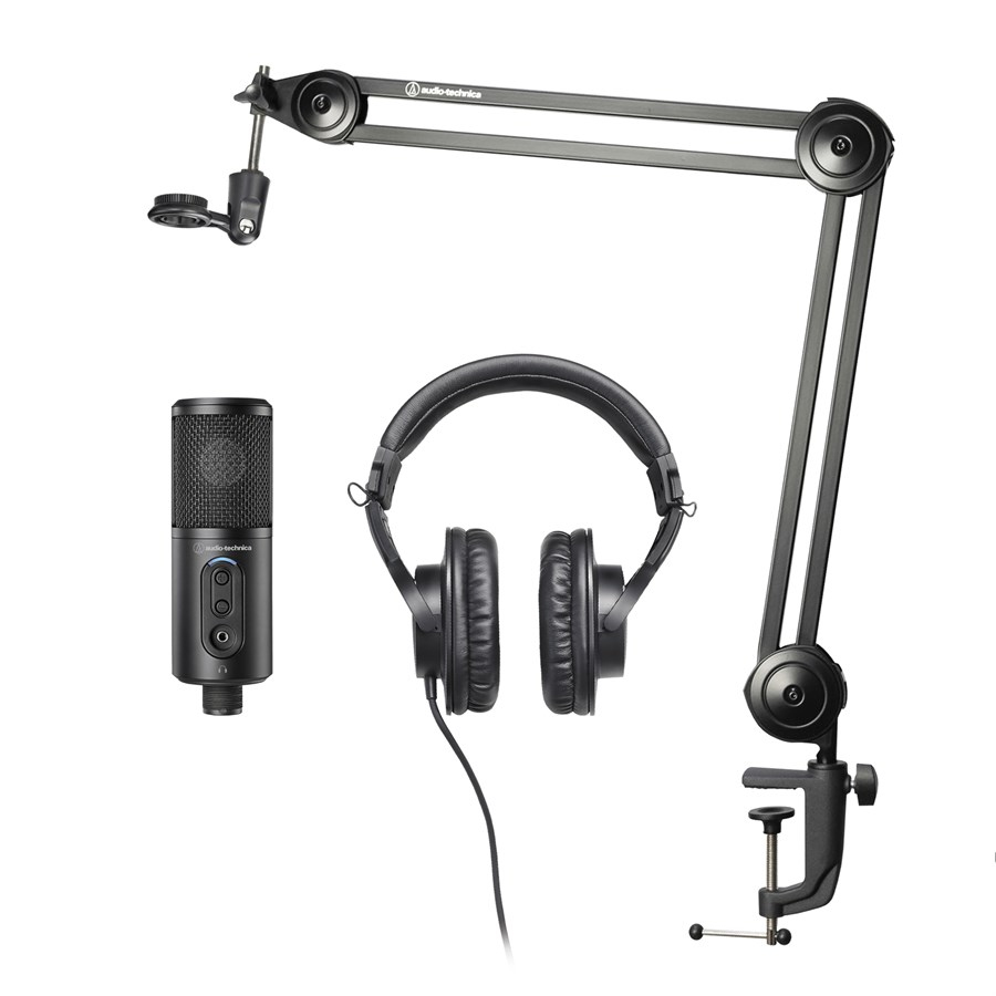 Audio Technica Creator Pack For Podcasting, Recording, Streaming