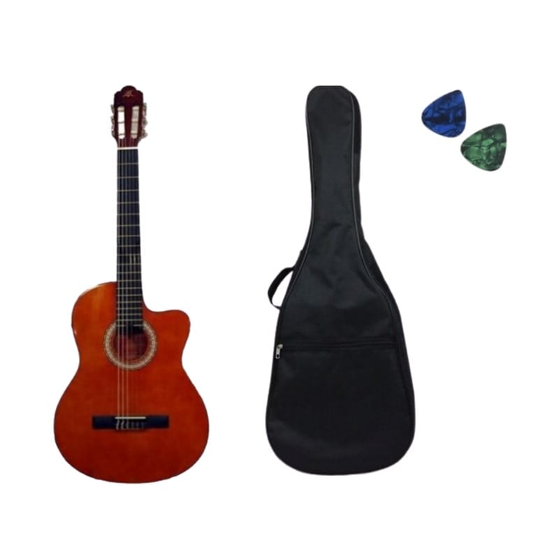 Barcelona LC 3900 COR Cutaway Orange Yellow Klasik Gitar
