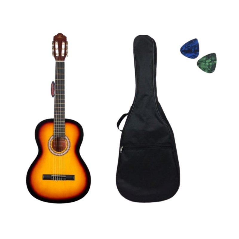 Barcelona LC 3900 SB Sunburst Tam Boy Klasik Gitar