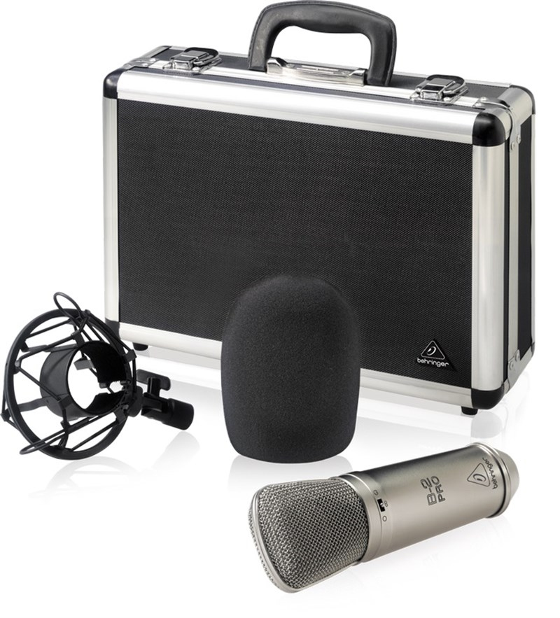 Behringer B-2 PRO Altın Kaplamalı Çift Geniş Diyaframlı Kayıt Mikrofonu