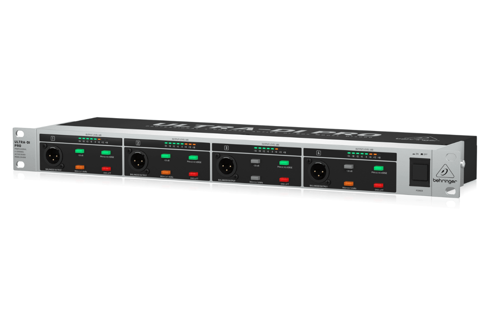 Behringer DI4000 V2 4 Kanal Aktif DI Box