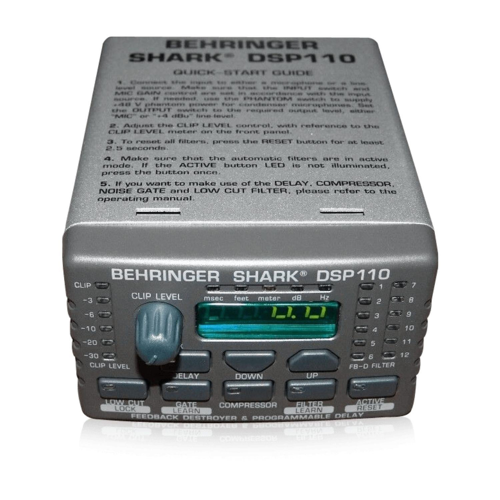 Behringer DSP110 Shark Feedback Önleyici