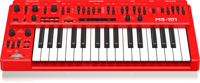 Behringer MS-101-RD 32 Tuşlu Kırmızı Klavye Sintesayzır