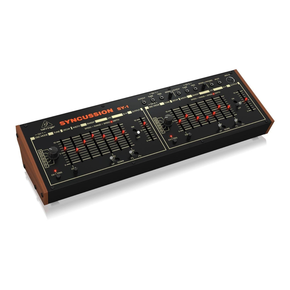 Behringer SYNCUSSION SY-1 Çift Kanallı Analog Perküsyon Synthesizer