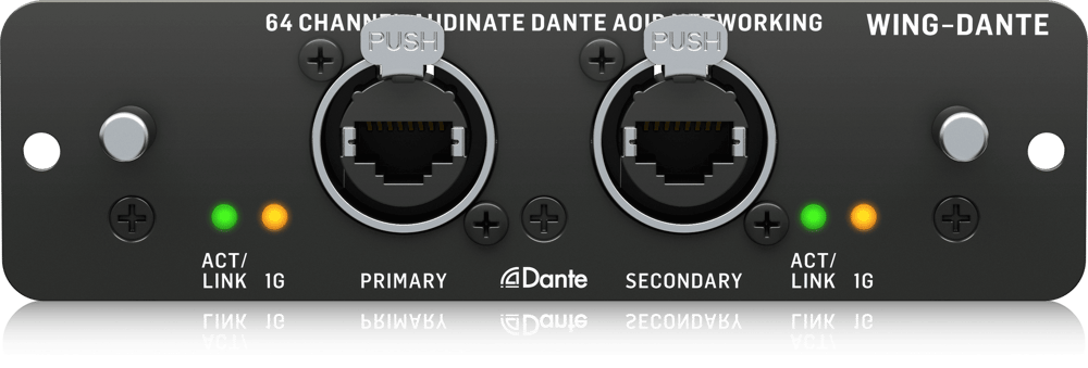 Behringer WING-DANTE 64X64 Kanal Ses Ara Birimi