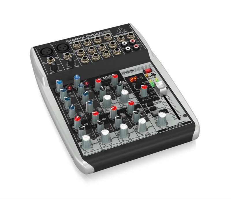 Behringer XENYX QX1002USB 10 Kanal USB Kartlı Efektli Kayıt Mikseri
