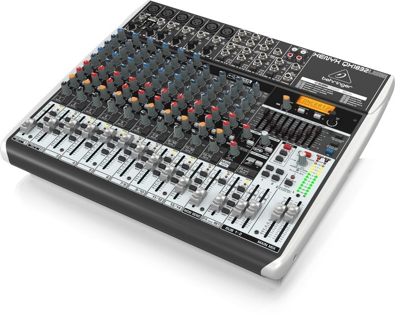 Behringer XENYX QX1832USB 18 Kanal Çift Efektli USB Kartlı Mikser