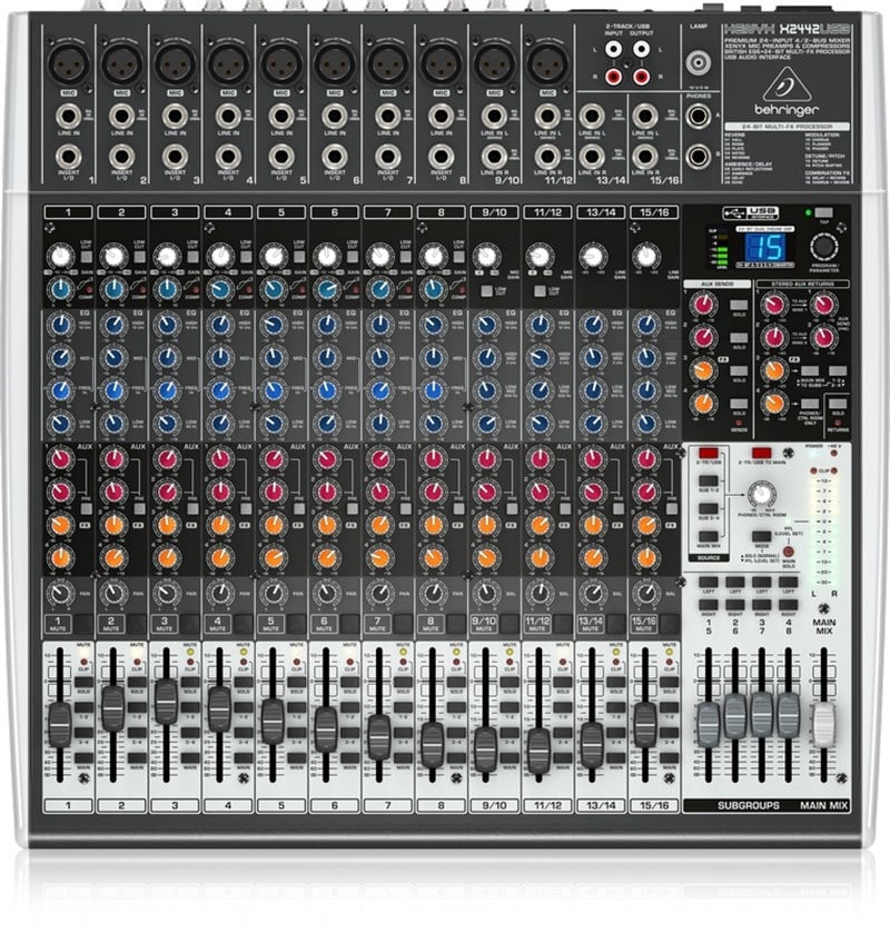 Behringer XENYX X2442USB 24 Kanal Efektli Kayıt Mikseri