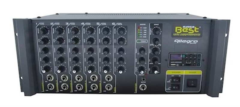 Best AN400MRUT 400 Watt 100 Volt ve Ekho Reverb'li Trafolu Anfili Mikser