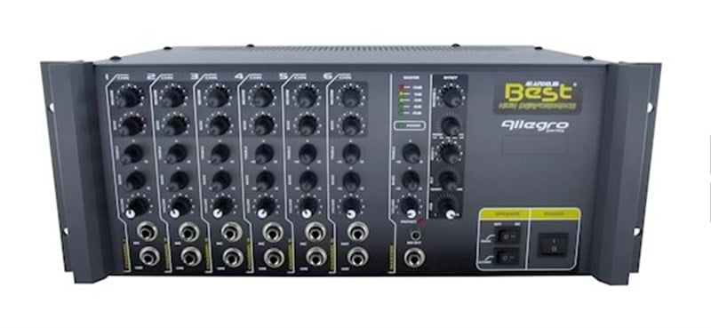 Best AN500MRT 500 Watt ve Ekho Reverb'li Trafolu Anfili Mikser
