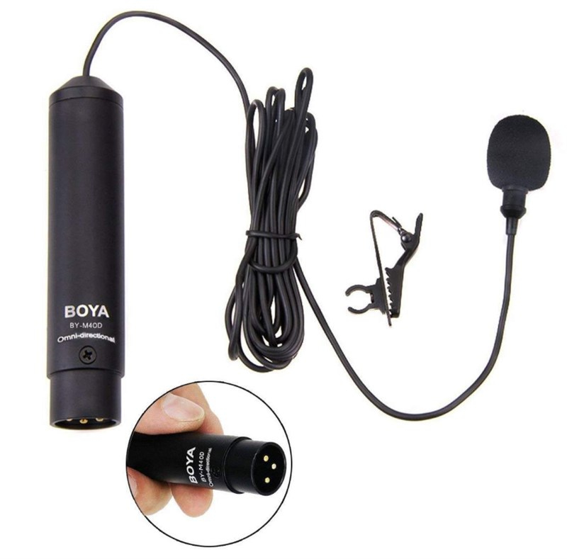 Boya  BY-M4OD Çok Yönlü XLR Yaka Mikrofonu
