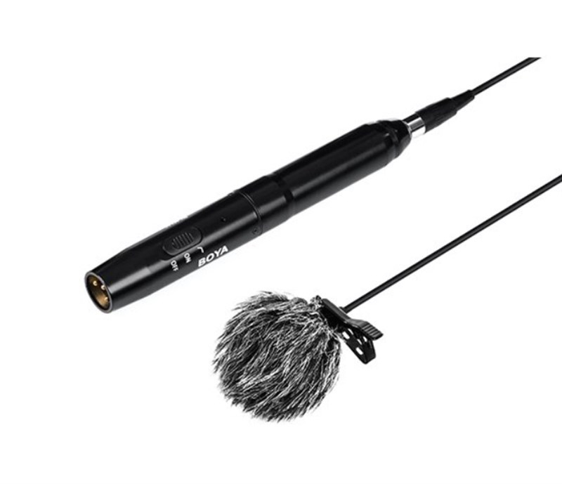 Boya BY-M11OD Çok Yönlü Profesyonel XLR Yaka Mikrofonu 