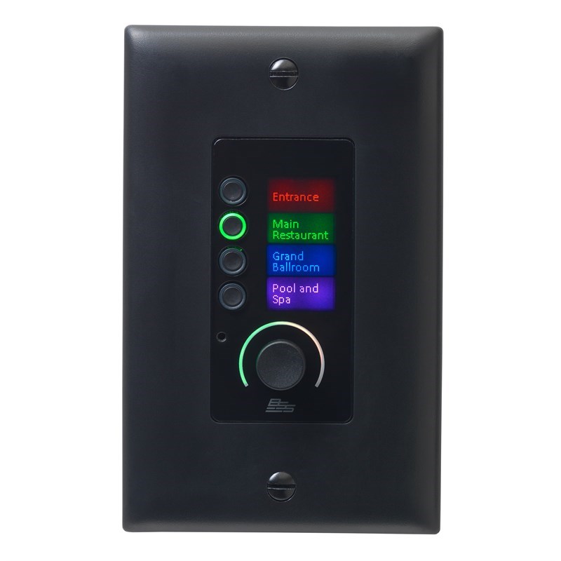 BSS Audio EC4BV-S Duvar Tipi Siyah Ethernet Kontrol Ünitesi