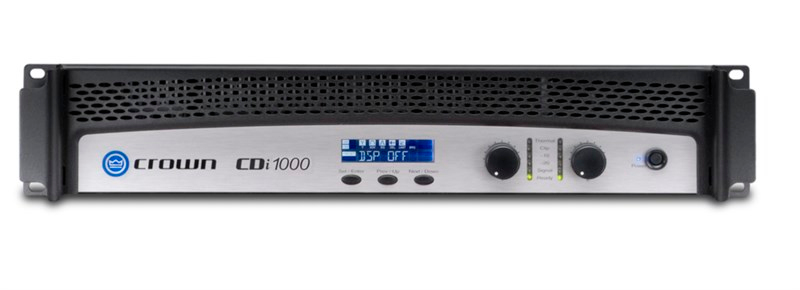 Crown CDi 1000 Power Amplifier 2x500 Watt 4 ohm 100V