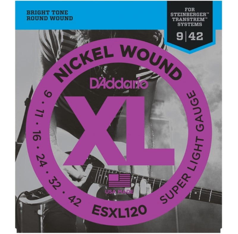 D'Addario ESXL120 Elektro Gitar Teli Nickel Wound 9-42