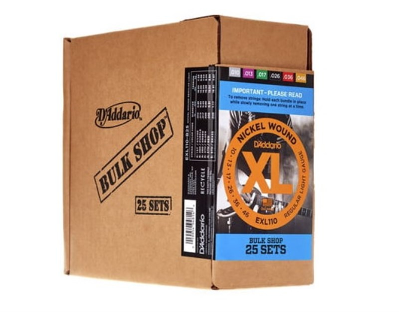 D'Addario EXL110-B25 Elektro Gitar Teli 10-46 (25 Set)