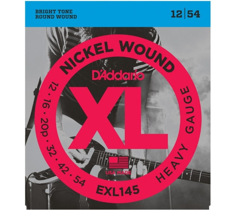 D'Addario EXL145 Nickel Wound Elektro Gitar Teli 12-54