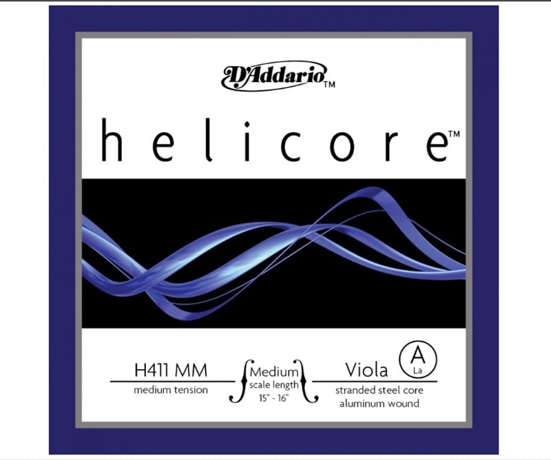 D'Addario H411MM Helicore Tek Viyola Teli (La)