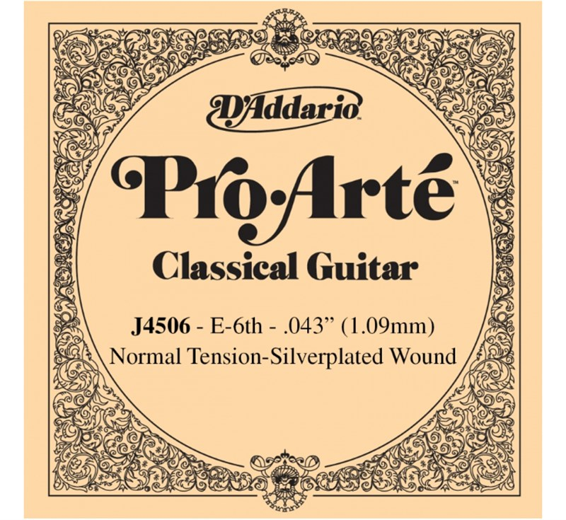 D'Addario J4506 Tek Klasik Gitar Teli (Mi)