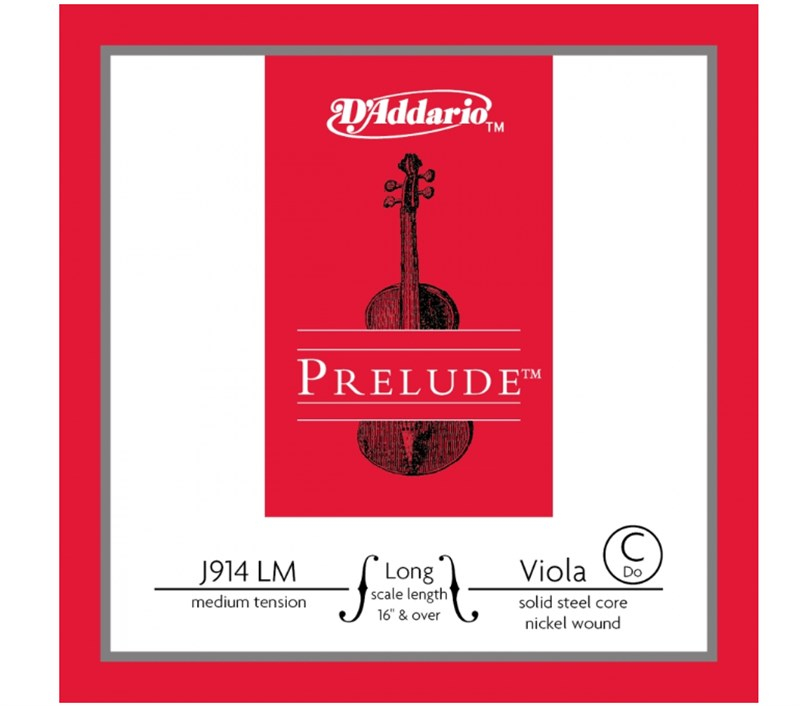 D'Addario J914LM Prelude Tek Viyola Teli (Do)