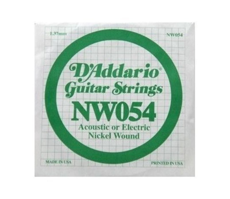 D'Addario NW054 Akustik Gitar Teli Kalın Mi (5 Paket)