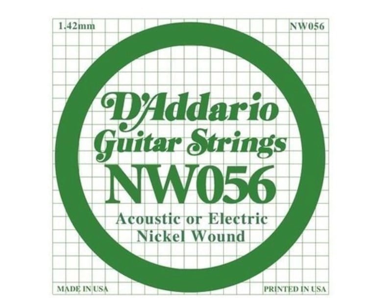D'Addario NW056 Kalın Mi Elektro Gitar Teli (5 Paket)