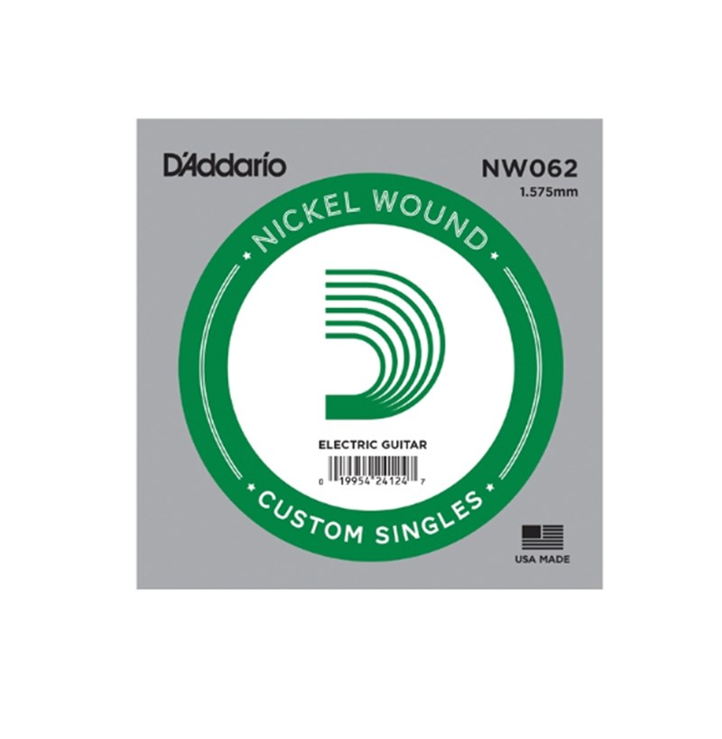 D'Addario NW062 Nickel Wound Kalın Mi Elektro Gitar Teli (5'li Paket)