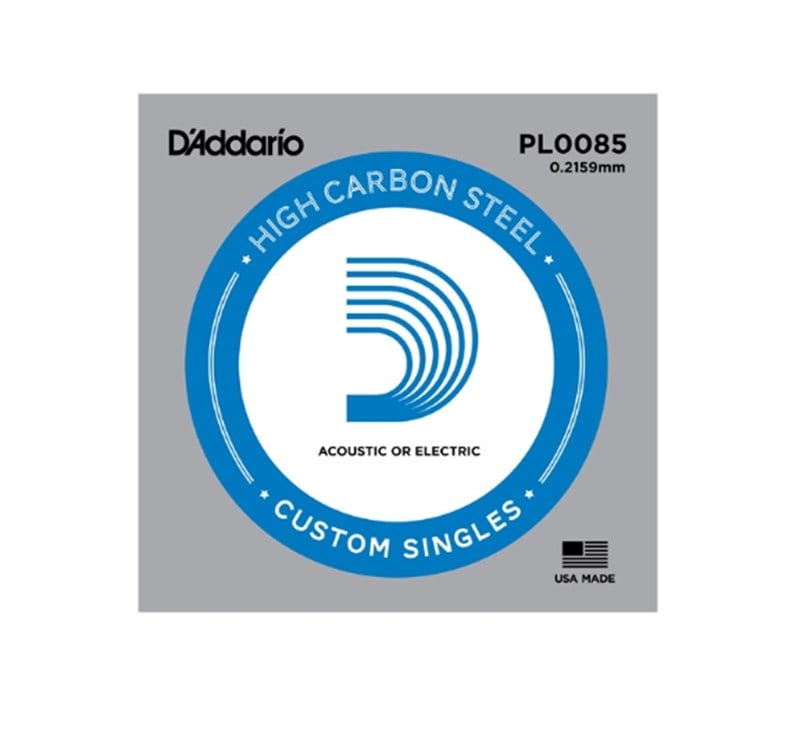 D'Addario PL0085 Plain Steel E-Mi Elektro Gitar Teli