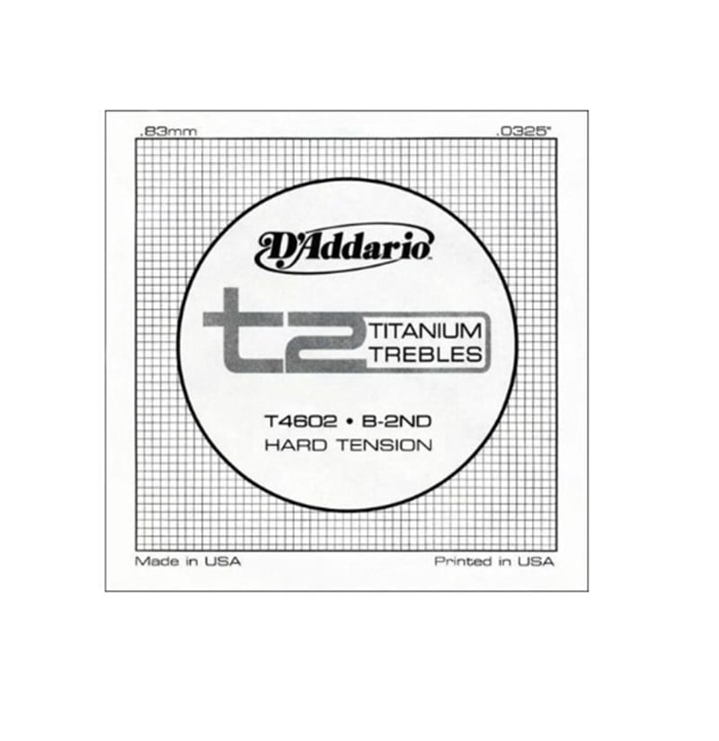 D'Addario T4602 Titanium Tek Klasik Gitar Teli (Si)