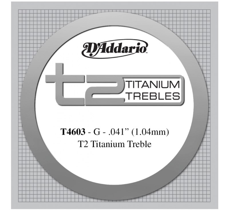 D'Addario T4603 Titanium Tek Klasik Gitar Teli (Sol)