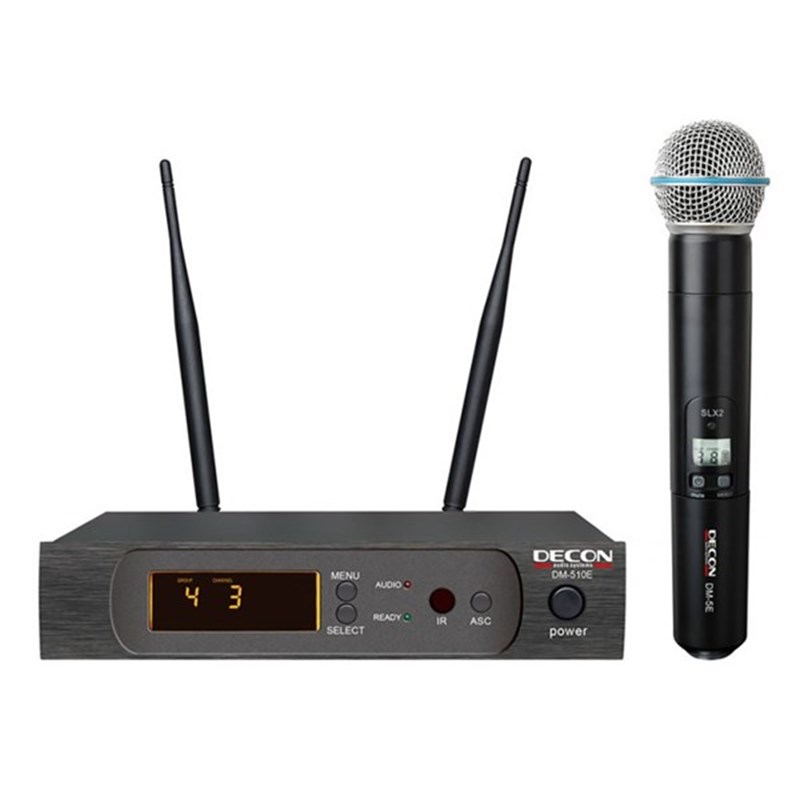 Decon DM-510E UHF Band Kablosuz Mikrofon Seti - El