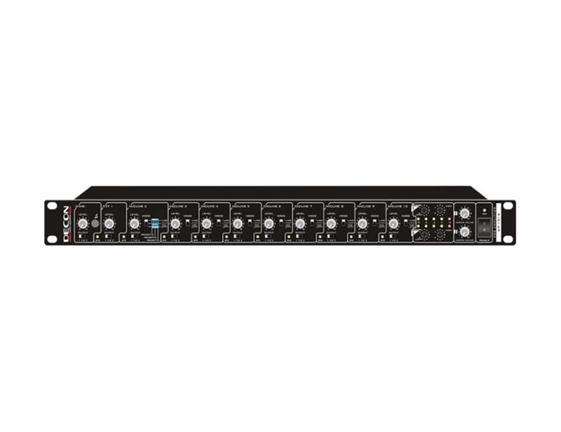 Decon DP-101S 5 Kanallı Pre-amfi Mikser
