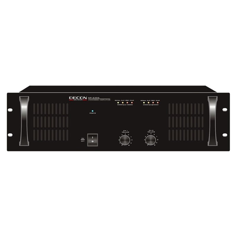 Decon DP-2300 2x300W 100V Power Amfi
