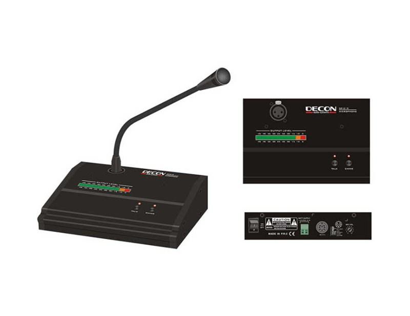 Decon DP-319 Anons Mikrofon Konsolu Tek Bölgeli