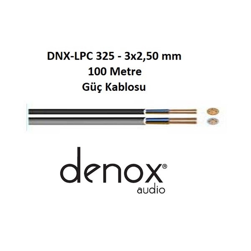 Denox DNX-LPC 325 100 - 3x2,50 mm 100 Metre Güç Kablosu