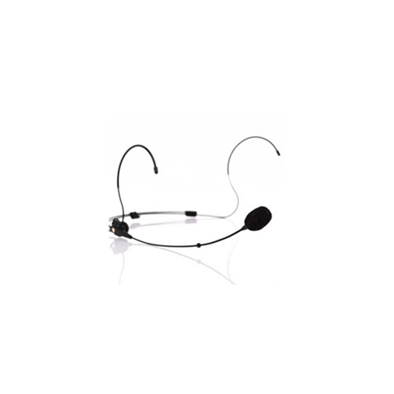Denox HS-6 A 3,5 inç çivi Jack Konnektörlü Head Set Mikrofon - Siyah