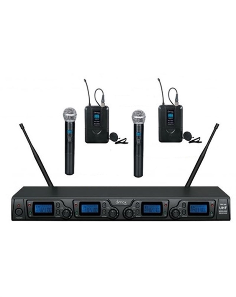 Denox TRX-340 + 2x Trx3 Yaka + 2x Trx3 El Tipi Telsiz Mikrofon