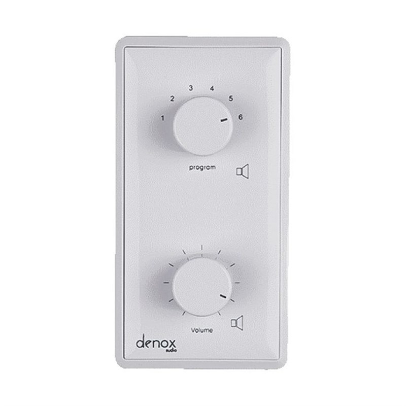 Denox VS-12R - 12 Watt Röleli Volum Kontrol 6 Program Seçici