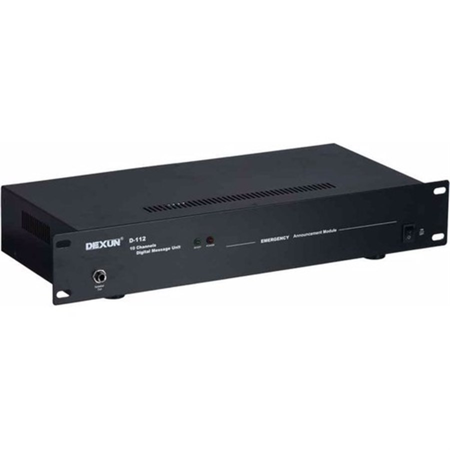 Dexun D-112 10 Kanal Ses Kayıtlı Dijital Mesaj Ünitesi