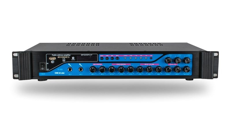 Dexun D-200 3 Bölge 100-200W 100V 4-16 Ohm Anfili Mikser