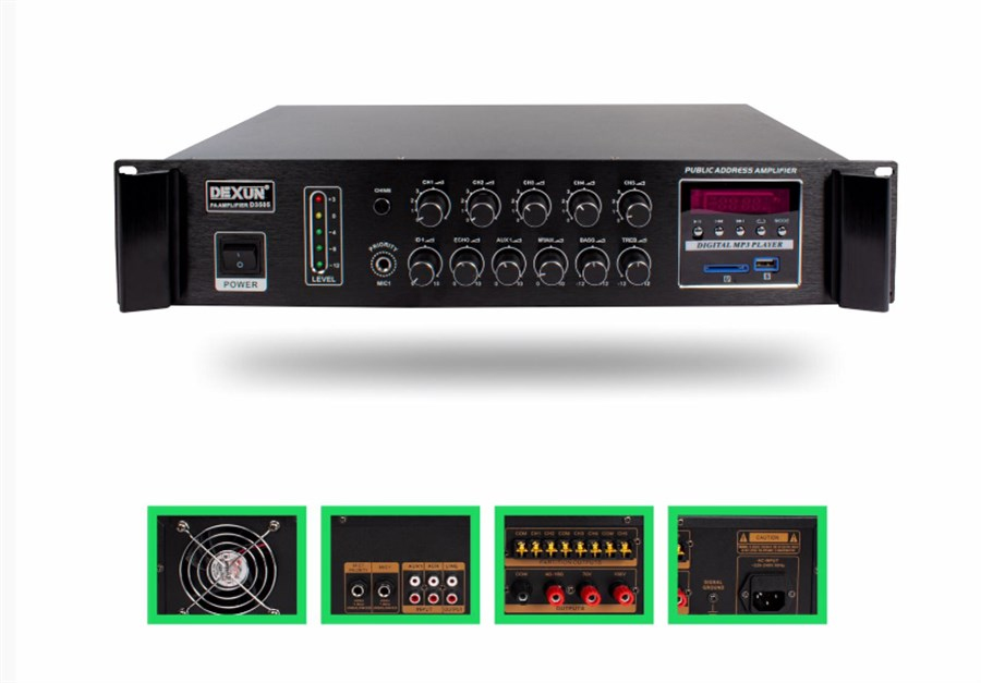 Dexun D-3305 Hat Trafolu 5 Bölgeli Volum Control