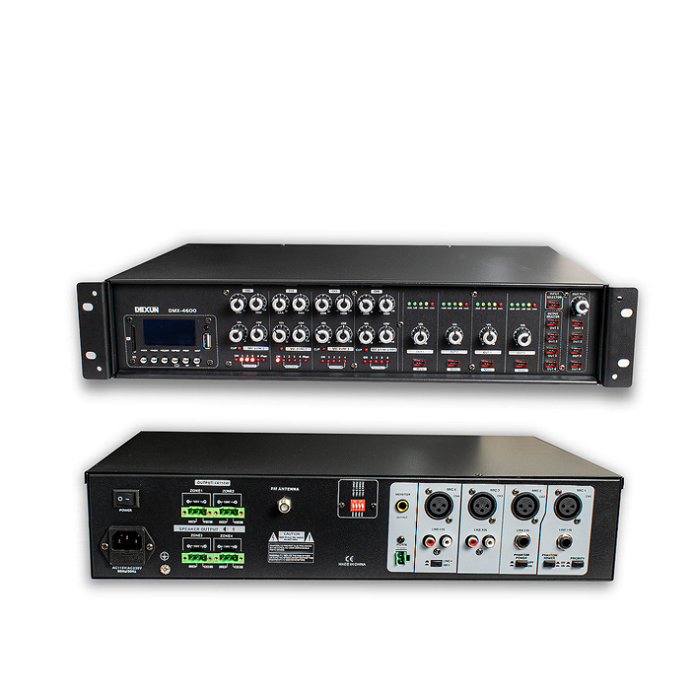 Dexun DMX-4600 4 Kanal Matrix Amplifikatör