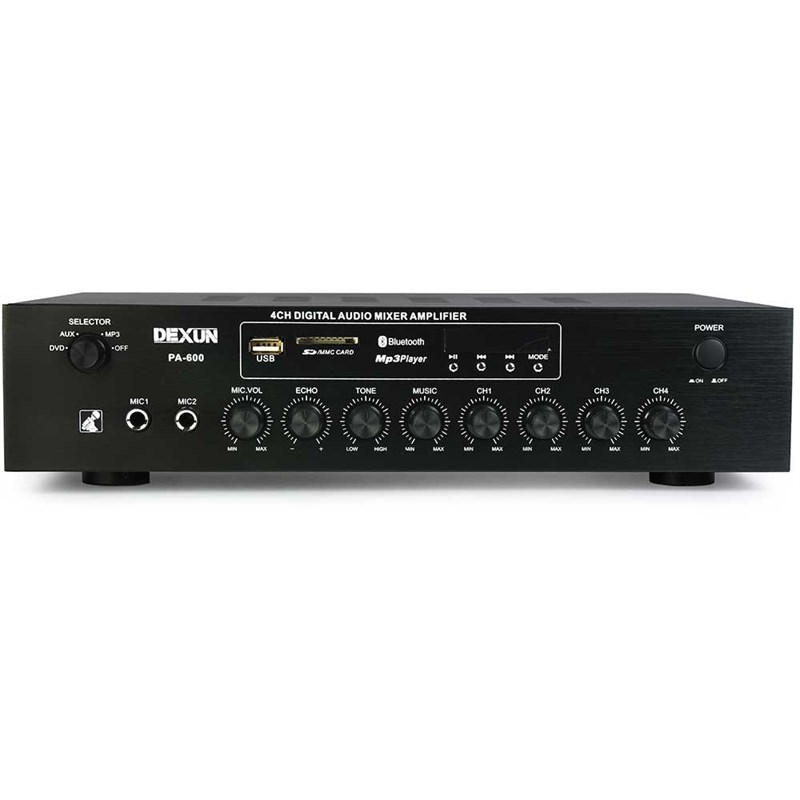 Dexun PA-600 4 Bölgeli 4x25W Mikser Anfi