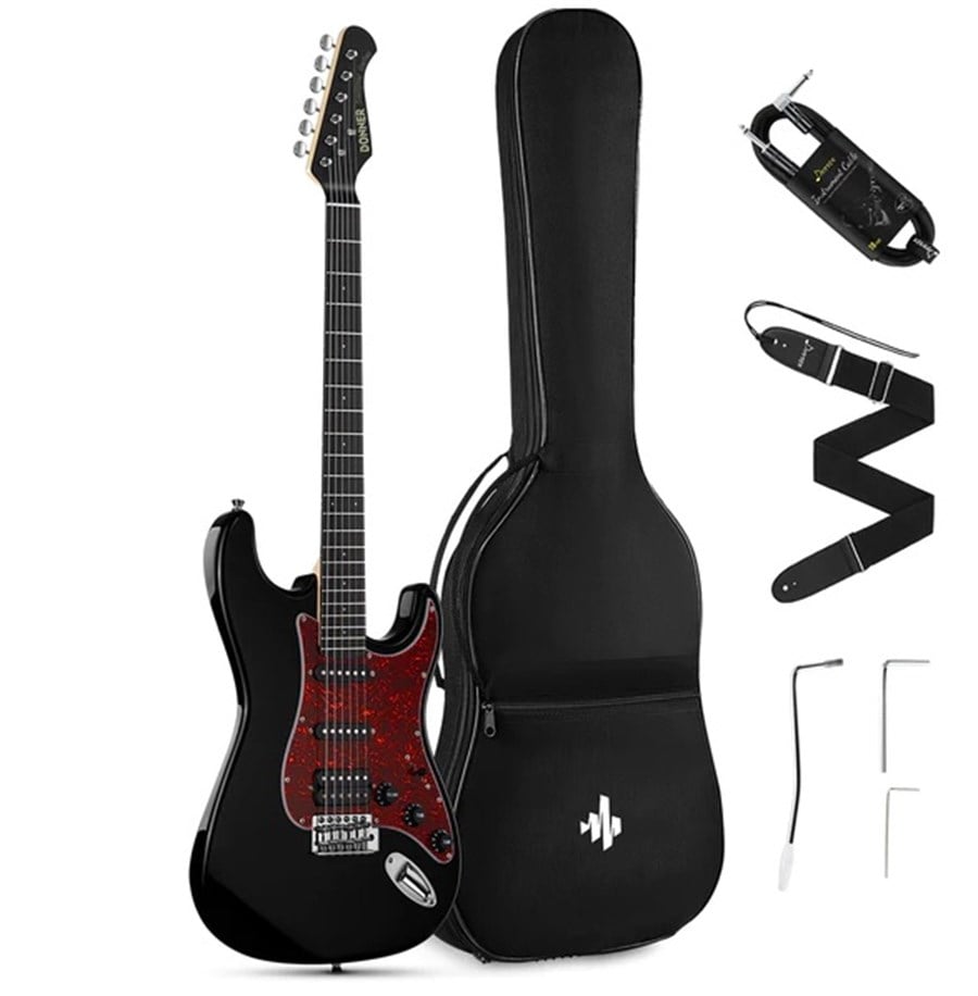 Donner DST 200 PSET HSS Manyetikli Elektro Gitar Seti