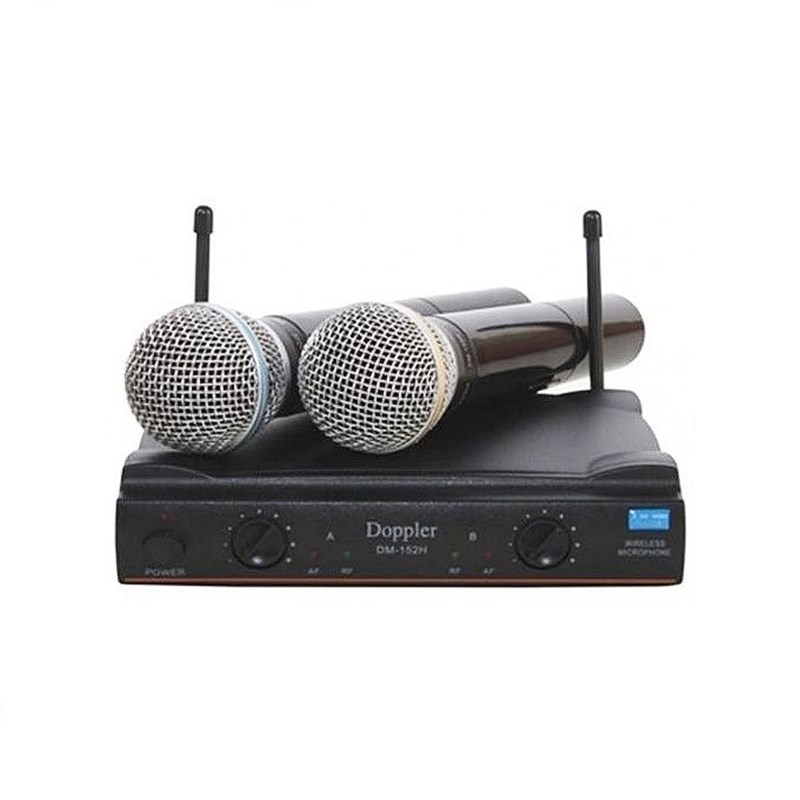 Doppler DM-152H UHF Band Çift El Telsiz Mikrofon Seti