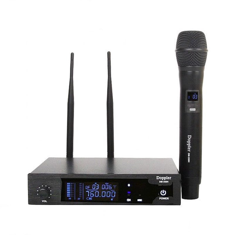 Doppler DM-350H UHF Band Telsiz El Tipi Mikrofon Seti